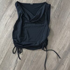 All Yoga Standout Cropped Tank in black - worn once!